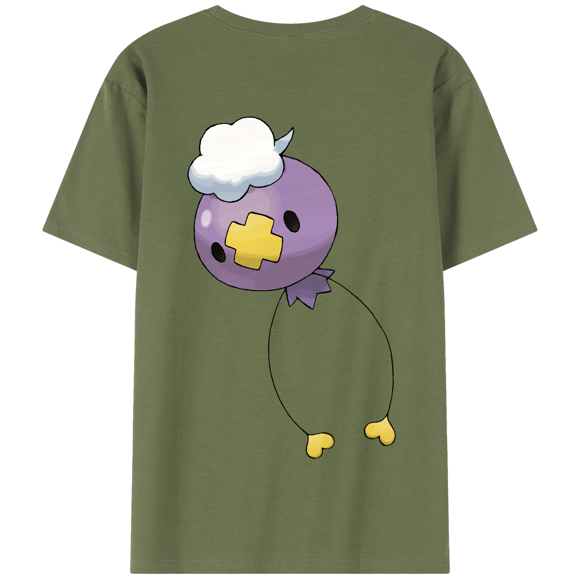 （画像用） ポケットモンスター Pokémon 綿100％半袖Tシャツ（背面プリント）